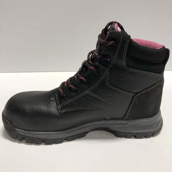 Wolverine Women’s Piper Black Comp Toe Work Boot Size 8.5M - Picture 2 of 6